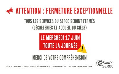 Fermeture exceptionnelle